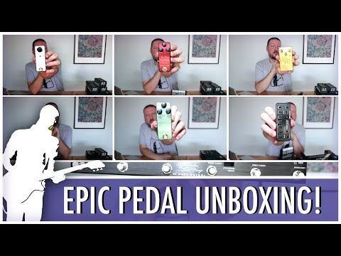 New Gear Day! Epic Guitar Pedal Unboxing (One Control).
