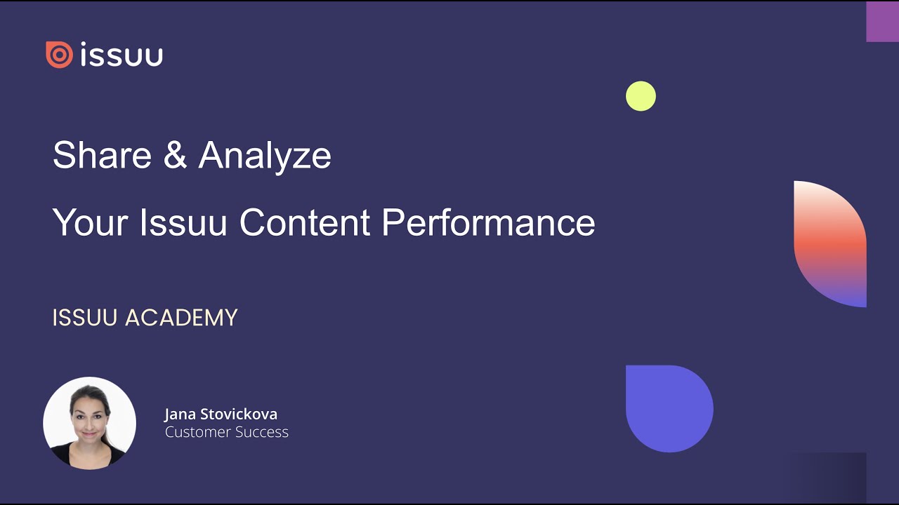 Share and Analyze Your Issuu Content Performance