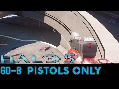 Halo 5: Guardians - 60-8 Warzone Gameplay using only Pistols