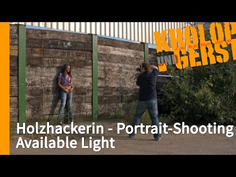 Holzhackerin - Portrait-Shooting Available Light ⛅ OUTDOOR ⛅  Krolop&Gerst