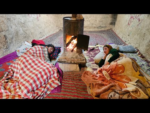 Traditional nomadic life in the remote mountains, Zulfa and Ramin, a loving couple
