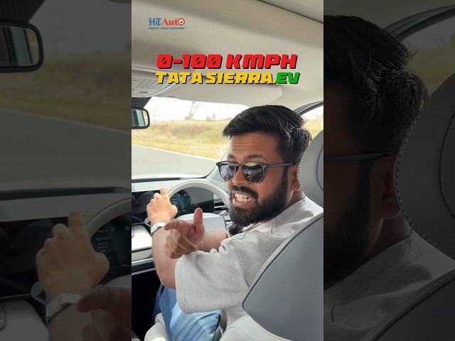 Tata Sierra EV: 0-100km/h test