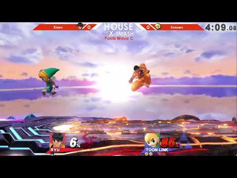 House of X-Smash - Kisen vs Snasen - Pools Wave B - Smash 4