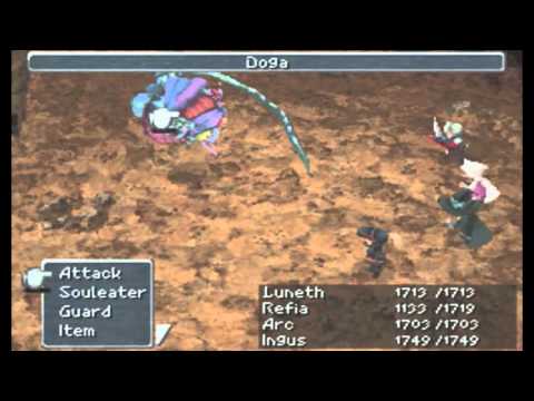 Let's Play Final Fantasy III DS #37 Doga And Unei