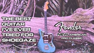 Video thumbnail for BEST GUITAR I’ve EVER tried for SHOEGAZE! New Fender American Pro Classic Jaguar by pedal partners