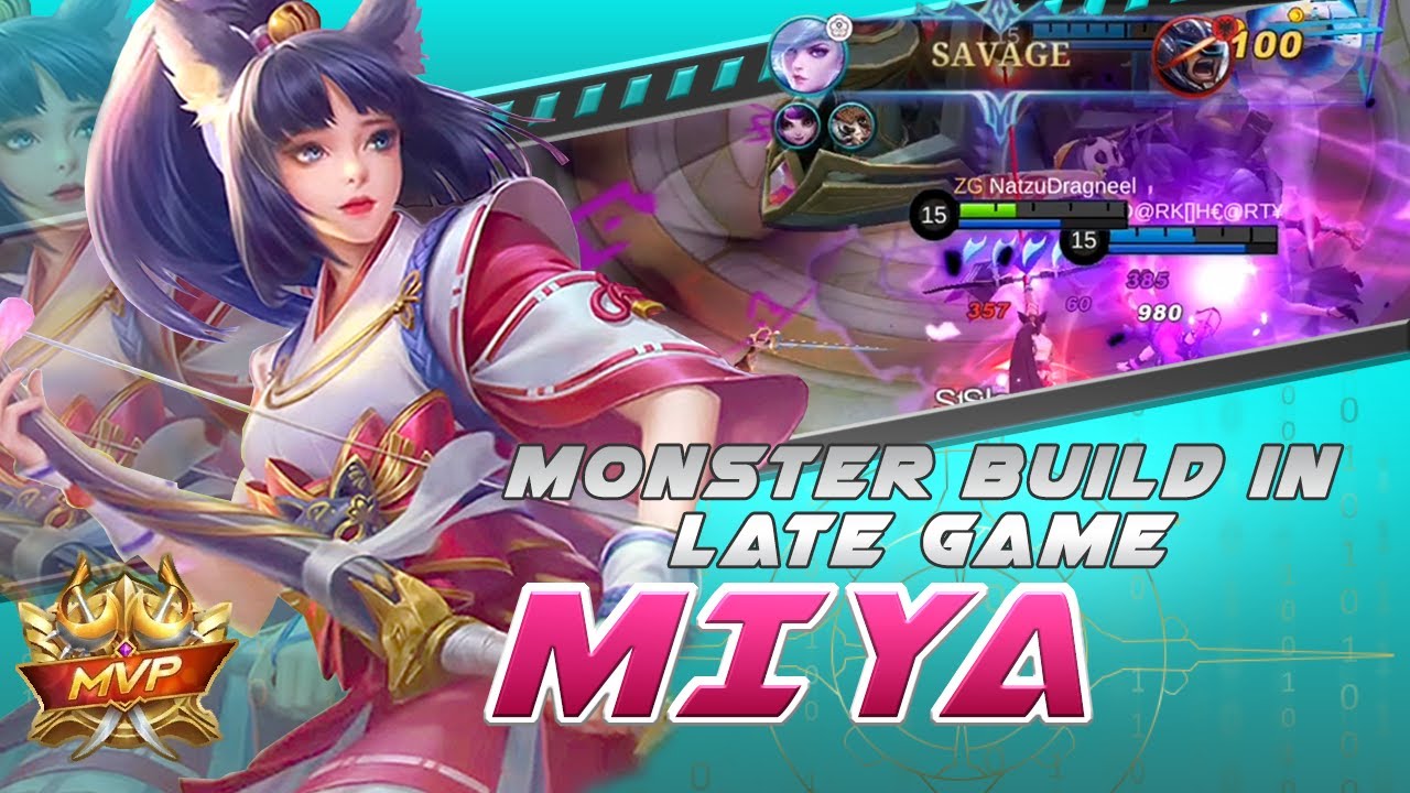 Monster Build For Miya | Top 1 Global Miya | Mobile Legends Bang Bang