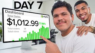 I Tried Teaching My Friend Dropshipping ($0 to $1,000 CHALLENGE)