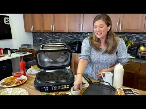 Ninja Foodi XL Pro 9-in-1 Smart Grill w/ Griddle,...