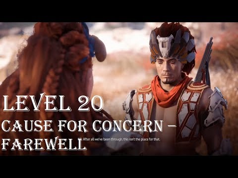 Horizon: Zero Dawn: Cause for Concern – Farewell - Level 20 - Side Quests