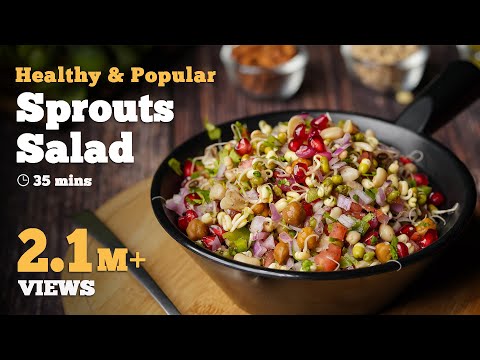 How to Make Sprouts Salad | Healthy Sprout Salad | Healthy Recipes | Under 30 mins Recipes | Cookd