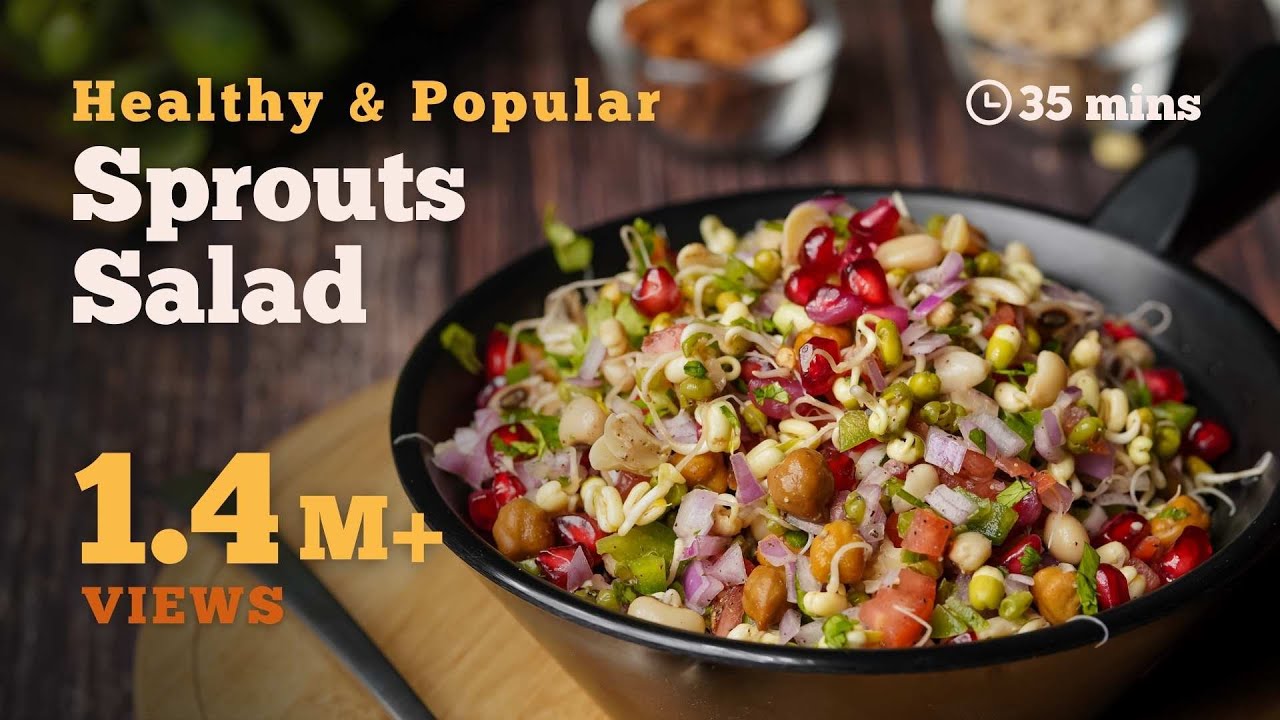 How to Make Sprouts Salad | Healthy Sprout Salad | Healthy Recipes | Under 30 mins Recipes | Cookd