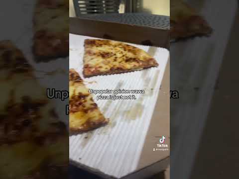 WAWA pizza is mid. 🍕 do you agree? #pizza #food #cheesepizza