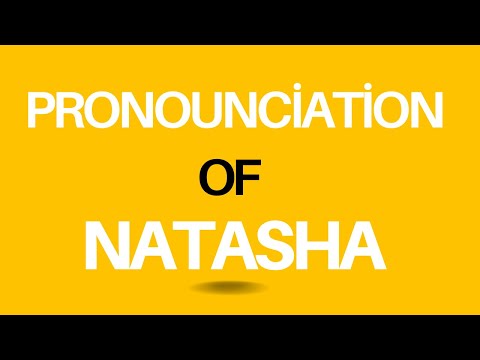 How to Pronounce "Natasha" Correctly | American Pronunciation #natasha #Natashapronunciation