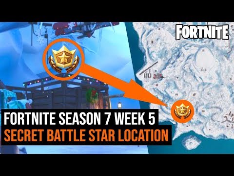 Fortnite Season 7 Week 5 SECRET Battle Star Location