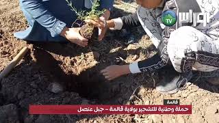 حملة وطنية للتشجير بولاية قالمة – جبل عنصل