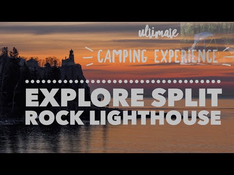 Morning Walking Tour of Split Rock Lighthouse campground and light house.