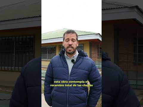 Obra recientemente iniciada de recambio total del techo del CAPS Ameghino