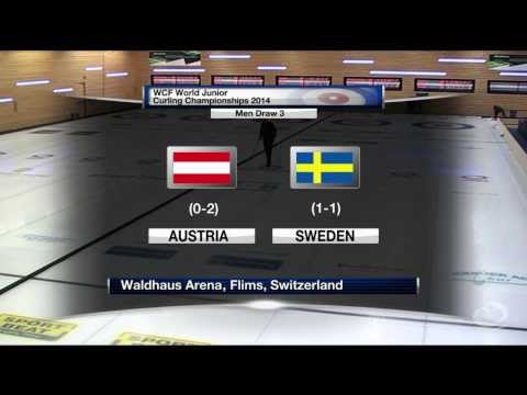 CURLING: AUT-SWE World Junior Chps 2014 - Men Draw 3 HIGHLIGHTS