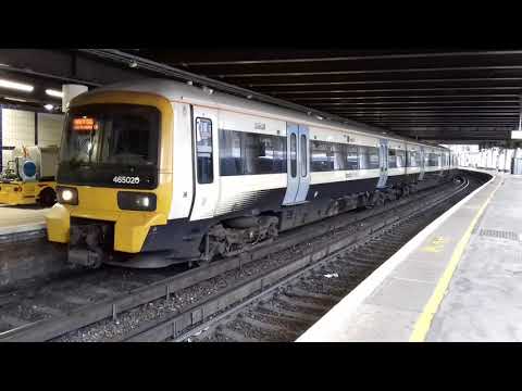 SE 465020/465001 depart P7 at London Victoria (18.03.18)