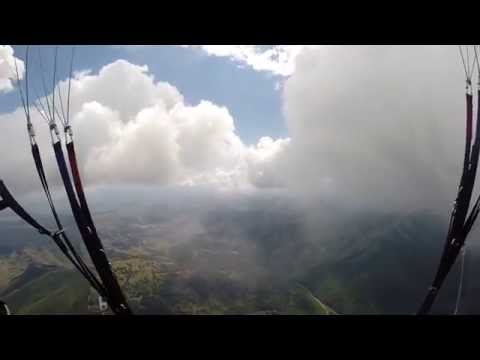 Paragliding in Transylvania - Trough the clouds