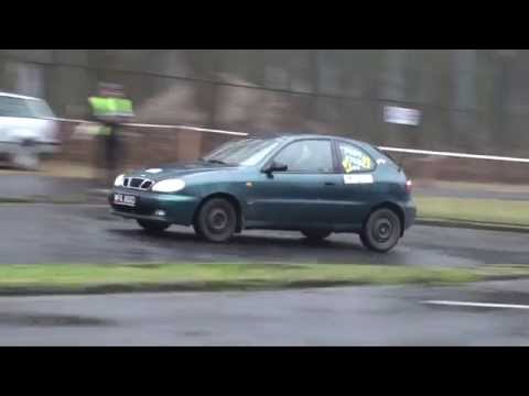 J. Sawicki / M. Paprocki - Daewoo Lanos - 1 Runda Królewski Winter Cup kwc Tor Służewiec 18-01-2015