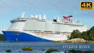 Carnival Celebration cruise ship leaving shipyard and Turku | Carnival Cruise Line