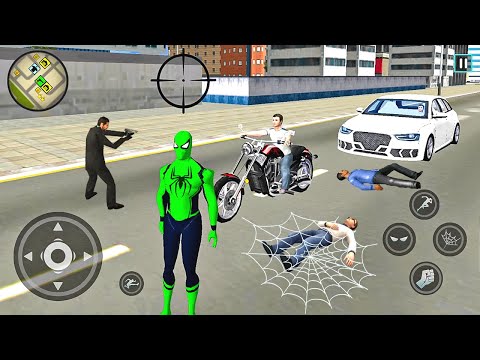 Spider Rope Hero Ninja Gangster Crime Vegas City #5 - Android Gameplay
