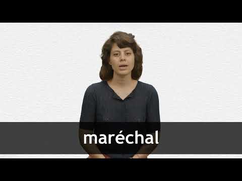 How to pronounce MARÉCHAL in French