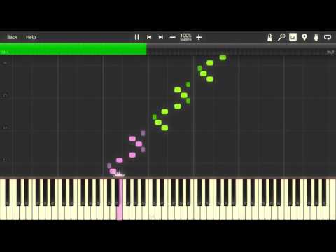 Piano Four Hands - G. Bizet, Jeux d'enfants, Op. 22 Nº2 - "La toupie" [Synthesia Tutorial]