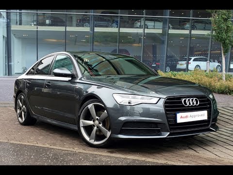 LG15GKP AUDI A6 TDI ULTRA S LINE BLACK EDITION GREY 2015, West London Audi