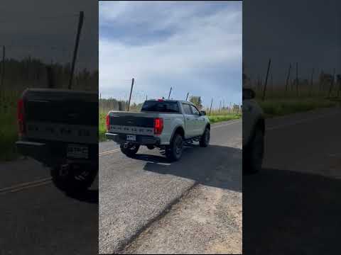 2023 Ford Ranger w/ SPD Performance downpipe and SPD dual side exit exhaust