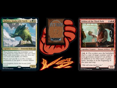 EDH Commander Challenge #155 Yasharn, Implacable Earth Vs Feldon of the Third Path
