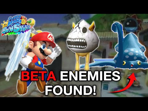 Beta Enemies of Super Mario Sunshine | Cut Content