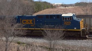 preview picture of video 'CSX Intermodal Train Thru Thomas'