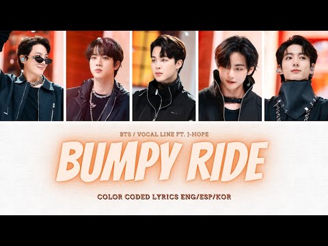 How would BTS Vocal Line ft. J-hope sing "Bumpy Ride" by Mohombi | Color Coded [Fanmade]