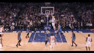 Joakim Noah Finds Kristaps Porzingis Twice on Alley-Oops | 11.28.16