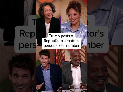 Trump posts a Republican senator's personal cell number