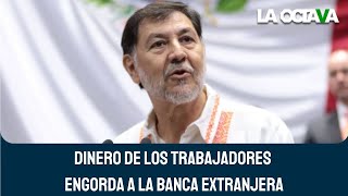 NOROÑA DESMIENTE al PRIAN: el DINERO de las PENSIONES de los TRABAJADORES se lo QUEDA la BANCA