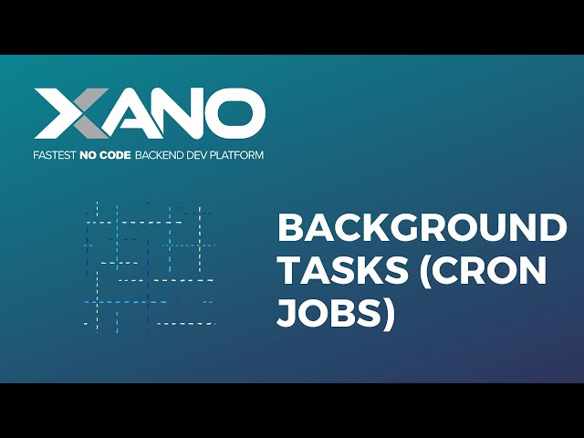 Background tasks (Cron jobs)