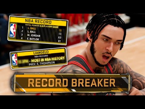 MULTIPLE NBA Records Set in This Game! NBA 2K21 LiAngelo Ball My Career Ep. 17