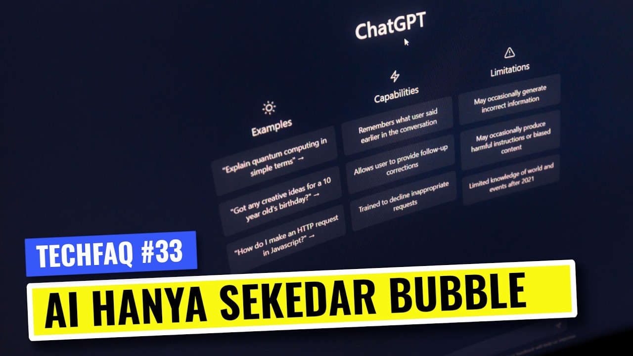 ⚡ Kenapa AI Sering Dianggap Bubble