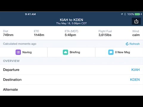 ForeFlight Performance Part 2 - Flights View