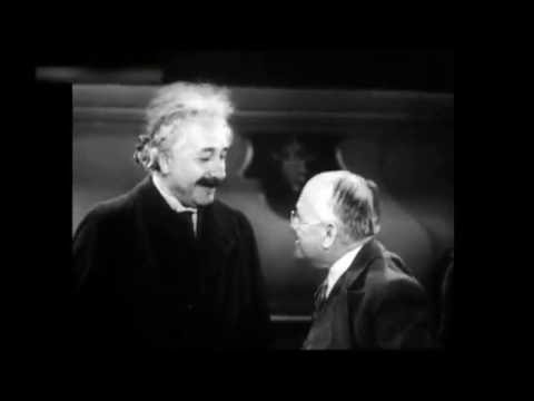 Albert Einstein spricht Deutsch - Seltene Filmaufnahme