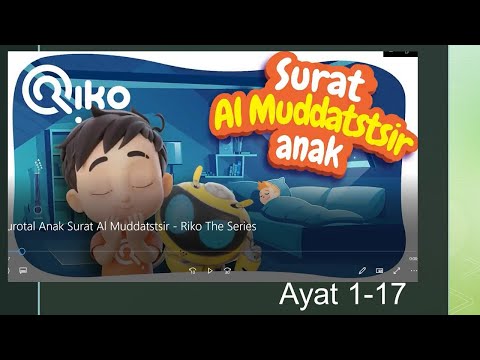 Murotal Anak Surat Al Muddatstsir - Riko The Series (ayat 1 - 17)