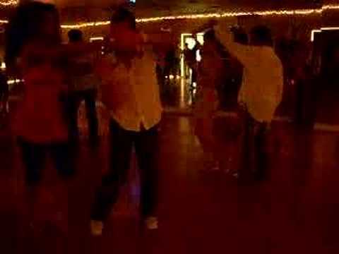 Ataca Jorgie and La Alemana at the Salsa Caliente Social