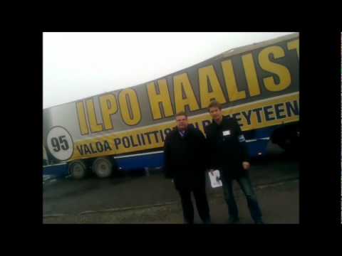 Timo Soini vieraili Ilpon Haaliston vaalirekalla