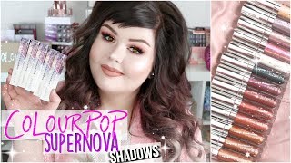 Colourpop Supernova Shadows | Review + Swatches