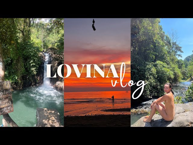Travel vlog - Exploring North Bali | Lovina, Aling Aling Waterfalls