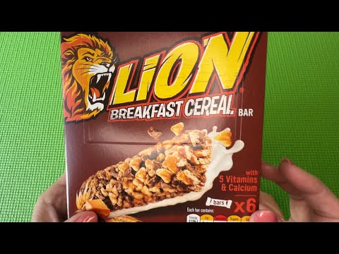 Bar Lion Breakfast Cereal Bar Nestle | Candy Heaven | Crunchy, Chewy, and Sticky Sounds | Bar Lion