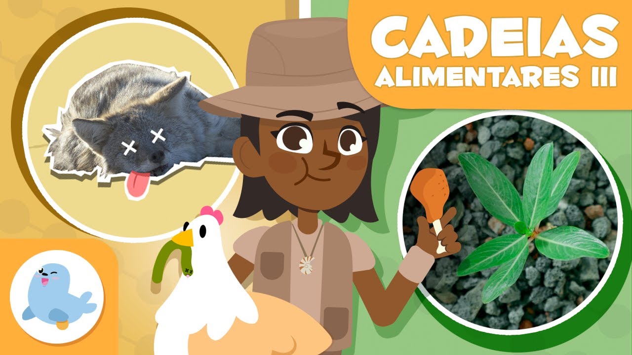 CADEIAS ALIMENTARES para crianças 🍃 Verdes e marrons 💩 Episódio 3